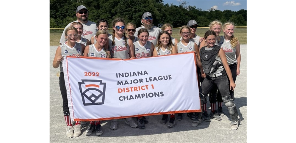 2022 D1 10-12 (Majors) Softball Champions 