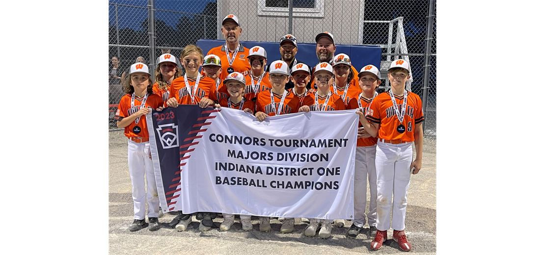 2023 Connors Tournament Champions - Wheeler Little League